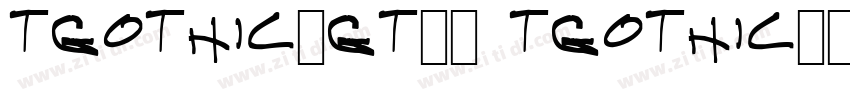 TGothic-GT01 TGothic字体转换